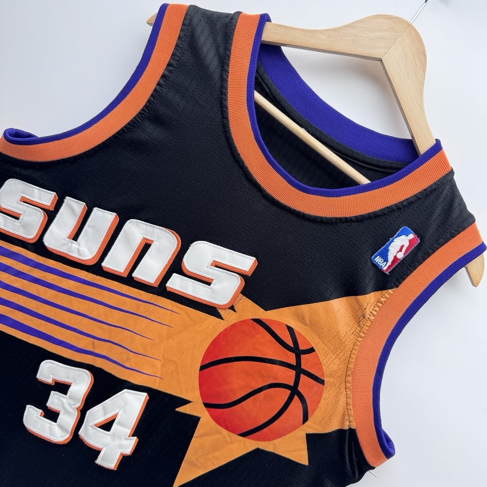 Adidas Phoenix Suns Charles Barkley #34 NBA Jersey L Black Purple